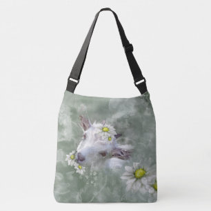 Sac Ajustable Portrait d'aquarelle de la chèvre de bébé