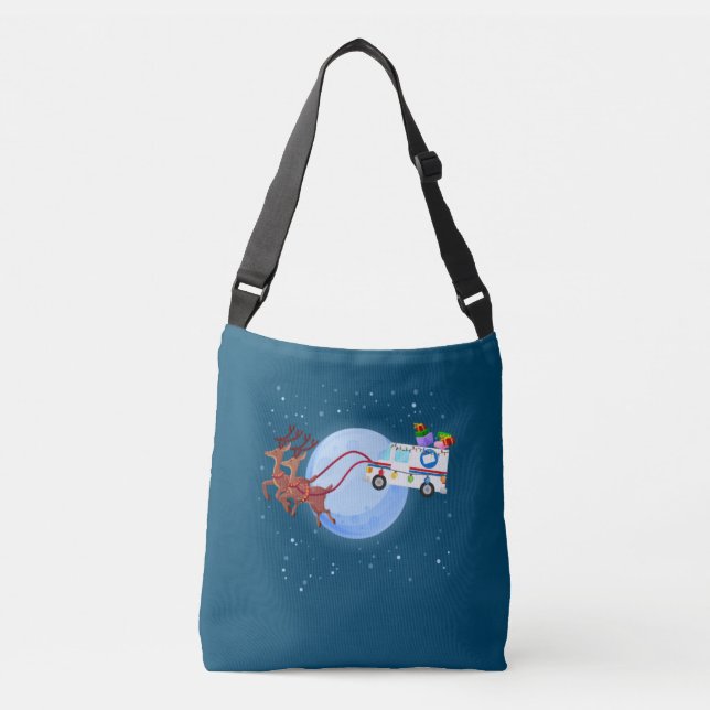 Sac Ajustable Postal Worker Christmas Mail Truck Funny Mailman (Devant)