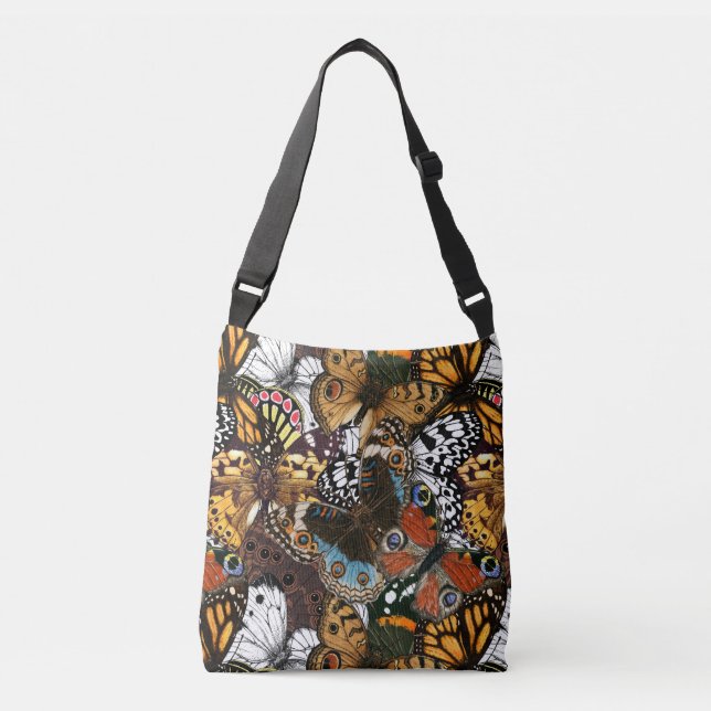 Sac Ajustable Poster de animal. Ailes papillons. (Devant)