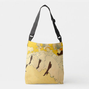 Sac Ajustable Poster de la fille dansante Jaune Toulouse Lautrec