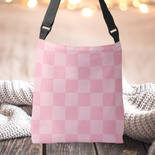 Sac Ajustable Pour son moderne à carreaux rose simple unique