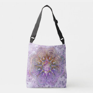 Sac Ajustable Prisme Florale Violet Treble Clef Bokeh Bling