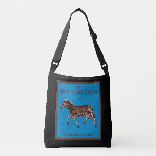 Sac Ajustable Pub anglais Polka Dot Zebra (Devant)