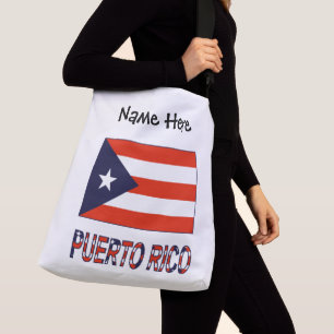 Sac Ajustable Puerto Rico et drapeau de Porto Rico avec votre no