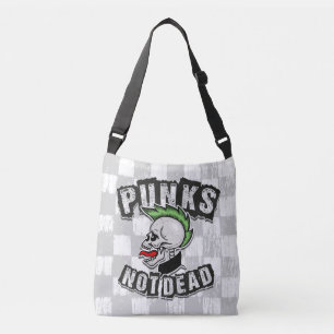 Sac Ajustable Punks pas mort crâne Mohawk Punk Rock Rocker