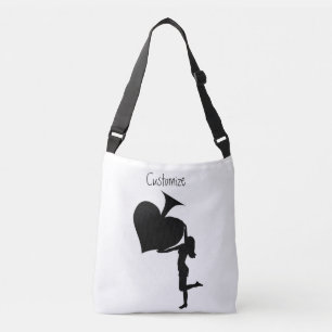 Sac Ajustable Queen of Spades tenant un tonnerre d'As noir
