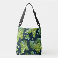 Raisin vert : Aquarelle Motif foncé
