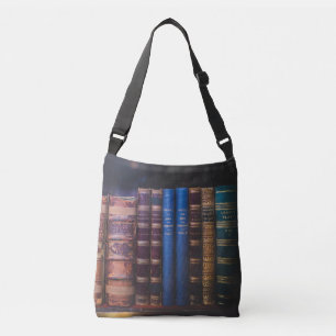 Sac Ajustable Rangée des épines de couverture du livre en cuir