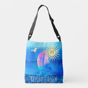 Sac Ajustable Rehoboth Beach Aquarelle Voilier Eau moussante