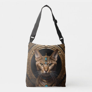 Sac Ajustable Reine du Nil : Cléopâtre le chat en coiffure