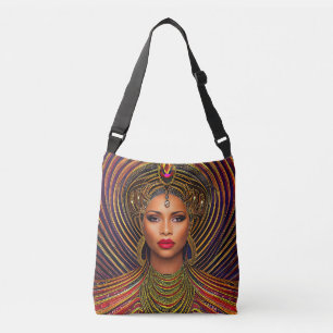 Sac Ajustable Reine Noire Élégante : Art Mois de l'Histoire Noir