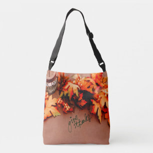 Sac Ajustable Remerciez-nous avec les feuilles de automne Thanks