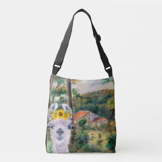 Sac Ajustable Renoir Environs de Briey et Fancy Llama (Devant)