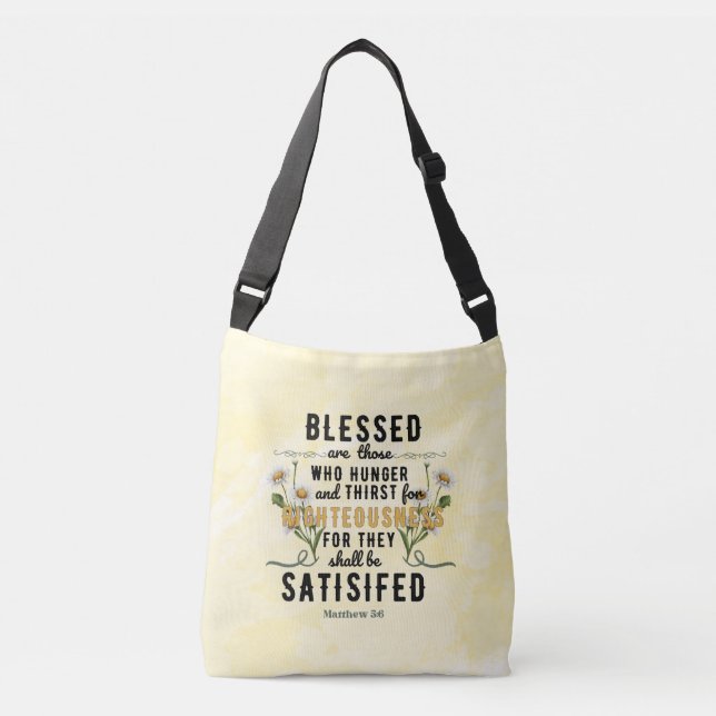 Sac Ajustable Rétro Matthew 5:6 Aquarelle (Devant)