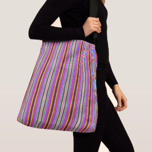 Sac Ajustable Rétro rayures vives et audacieuses multicolore