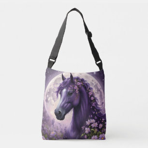 Sac Ajustable "Rêves en fleurs : Le Cheval Fantastique aux Fleur