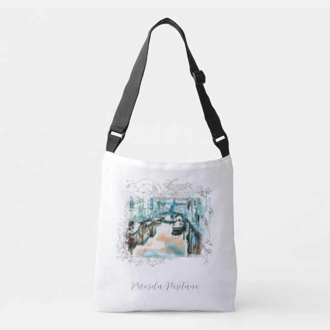 Sac Ajustable *~* Ricorda Positano AR20 Italie Langue italienne (Devant)