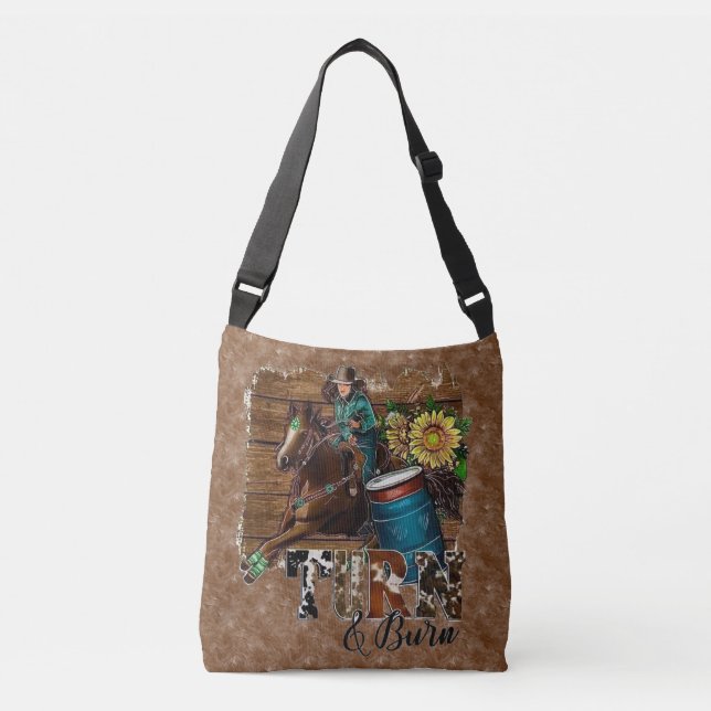 Sac Ajustable Rodeo femmes Barrel Racing Tour et brûler (Devant)