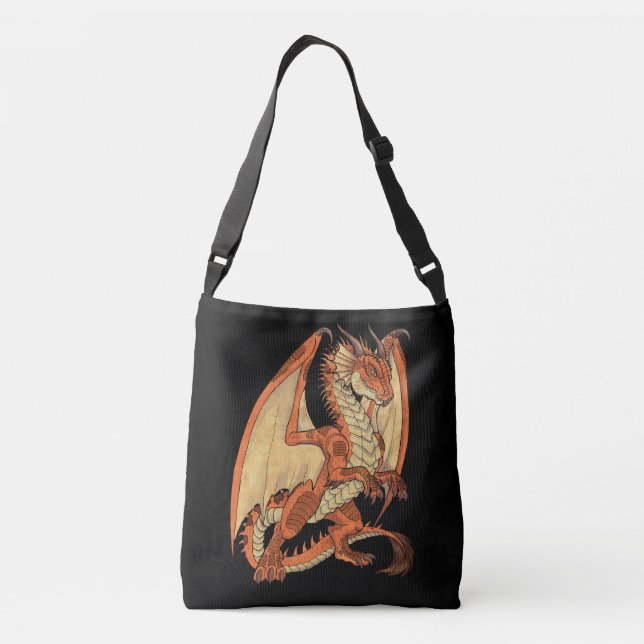 Sac Ajustable Roi rouge de dragon (Dos)
