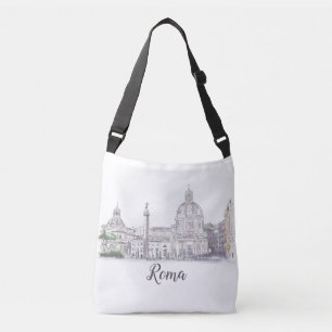 Sac Ajustable Rome Italie ancienne architecture stylo et croquis