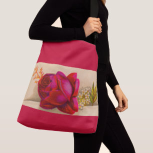 Sac Ajustable Rose rouge victorienne