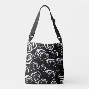 Sac Ajustable Roses noires et blanches