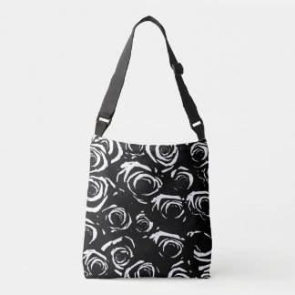 Sac Ajustable Roses noires et blanches