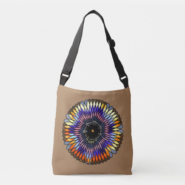 Sac Ajustable "Roue de vitrail" Fourre-tout (Devant)