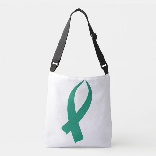 Sac Ajustable Ruban de sensibilisation (Turquoise) (Devant)