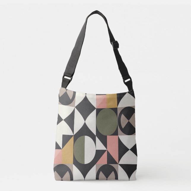 Sac Ajustable Sacoche carrossable moderne et géométrique (Devant)