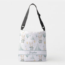 Sage Bunny Dreams Diaper personnalisé