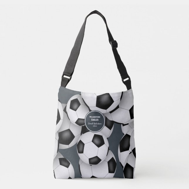 Sac Ajustable saison de football cadeaux personnalisés entraîneu (Devant)