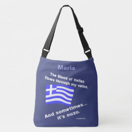 Sac Ajustable Sang d'Hellas et d'Ouzo Personnalisé