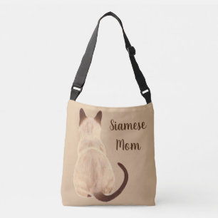 Sac Ajustable Sasha Siamese Cat Person Kitty regarde l'art