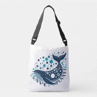 Sac Ajustable Sauvez l'artisanat des baleines de la planète pour