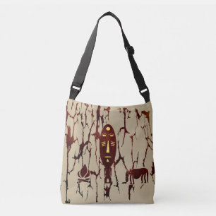 Sac Ajustable Scène tribale africaine abstraite art