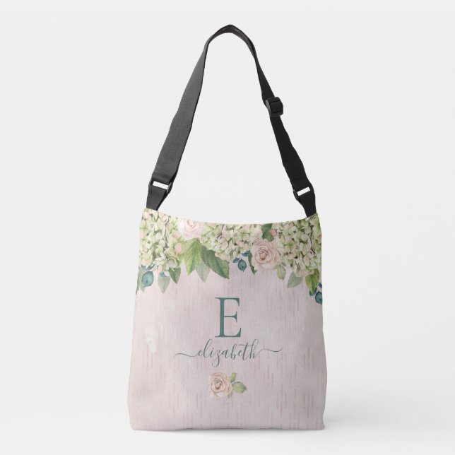 Sac Ajustable Shabby Chic Rose Floral (Devant)