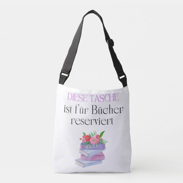 Sac Ajustable Shopper / poche pour amateurs de livres (Devant)