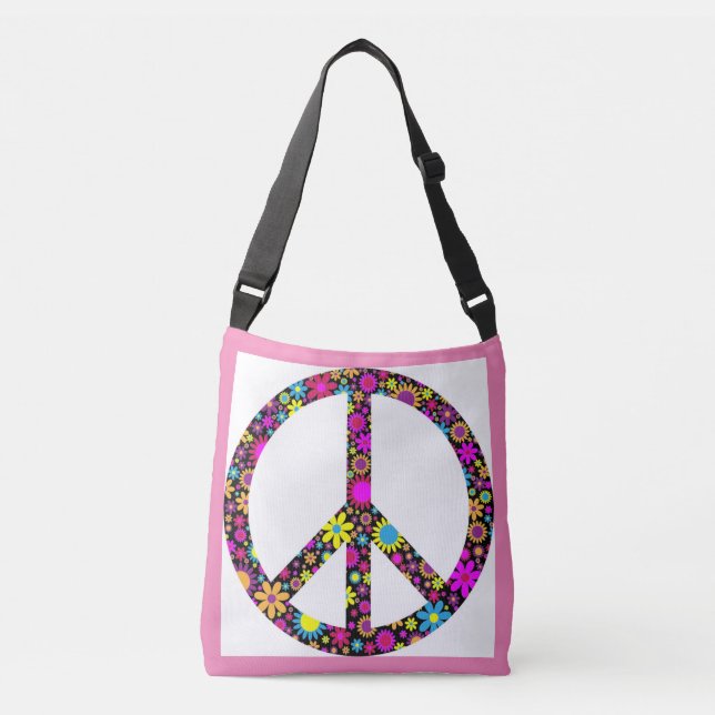 Sac Ajustable SIGNE DE PAIX FLORALE super (Devant)