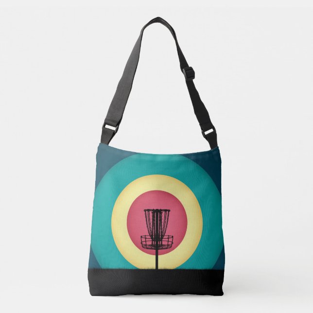 Sac Ajustable Silhouette du panier de golf de disque (Devant)
