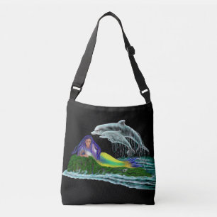 Sac Ajustable Sirène avec dauphins