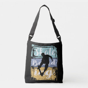 Sac Ajustable Skateboard Tee - Retro Vintage Skateboarder