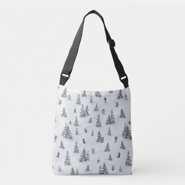 Sac Ajustable Skieurs alpins et yétis cachés - Ski alpin (Devant)