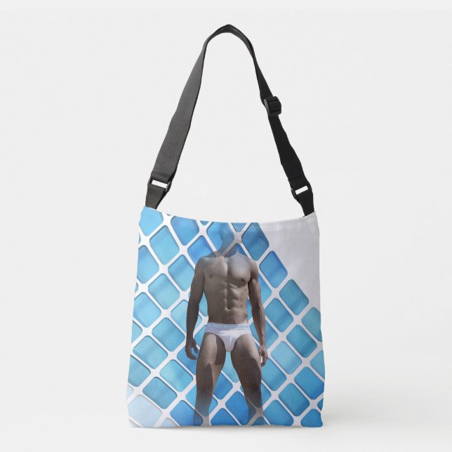 Sac Ajustable SlipperyJoe musculaire homme six pack abs mâle bla (Devant)