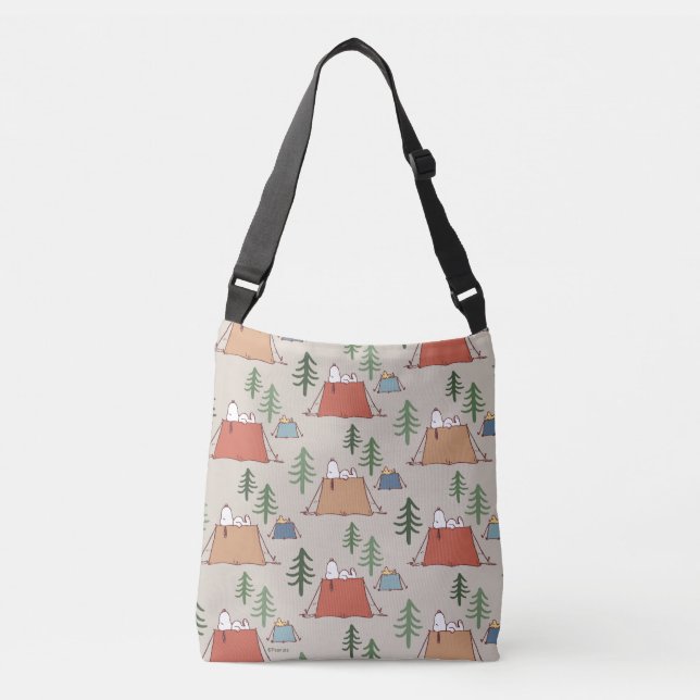 Sac Ajustable Snoopy & Woodstock Go Camping Motif (Devant)