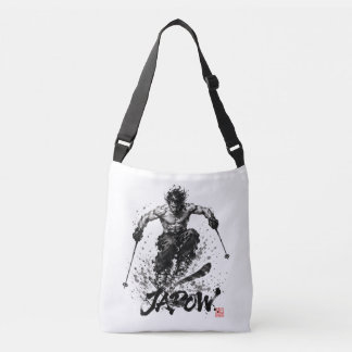 Sac Ajustable Snowboard Brush Art - Skier Samurai Musashi Ski