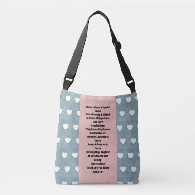 Sac Ajustable Soeur Marshmallow Hearts (Devant)