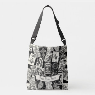 Sac Ajustable Sorcière gothique Cartes de Tarot Apothécaire