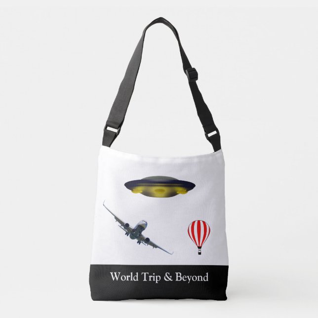 Sac Ajustable Soucoupe volante, avion et montgolfière (Devant)