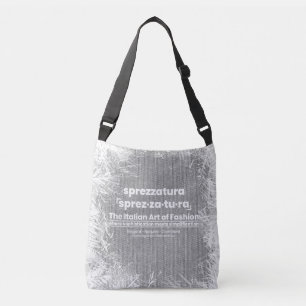 Sac Ajustable SPREZZATURA : L'ART ITALIEN DE LA MODE-Denim Noir